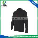 OEM 90/10 Polyester / Elastane Mesh Stitching Quarter-Zip Mens Sweat Pullover thumbnail-2