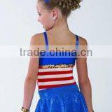 New Coming Shool Girls Dancewear Stripe-- Jazz Style Dress ---child&adults Hip-pop Dancewear
