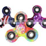 Decompression Hand Spinner Fingertips Camouflage Triangle Gyro Bats Gyro Mandala Series Finger Gyro thumbnail-4