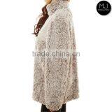 Wholesale Puffer Knitted Jersey Monogrammed Blank Youth Quarter Zip Jacket Sherpa Fleece Pullover for Women thumbnail-2