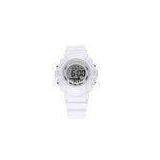 Vogue Custom White Girl Digital Sport Wrist Watches PU Gift Wristwatch thumbnail-1