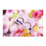 Black Synthetic Glitter False Eyelashes With Clear Band , Celebrity False Eyelashes thumbnail-1