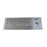 69 Keys Panel Mount Keyboard , Stainless Steel Keyboard With Trackball MTB, OTB , LTB
