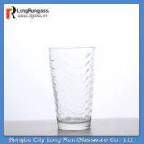 LongRun 16oz Ripple Pattern Glass Beer Pint Glasses thumbnail-1