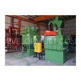 Tracked Steel Shot Blasting Equipment For Hardware Tools / Auto Parts Making
