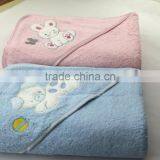 Knitted Bamboo Fiber Baby Hooded Towels thumbnail-1