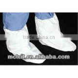 Disposable PP non-woven white fluid resistant elastic boot cover