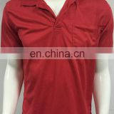 2017 Men's enjoyable red polo t-shirt with pocket