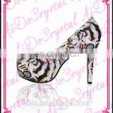 Aidocrystal Classic Pattern Crystal High Heel,new Style Italian Shoes thumbnail-1