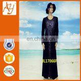 Islamic Women Clothing Abaya Jalabiya Kaftan Beaded Dress 2014 thumbnail-1
