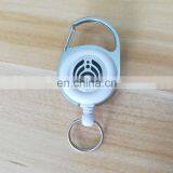 Custom 90Cm Reel Epoxy Dome Logo White Plastic Id Badge Holder With Belt Clip thumbnail-1