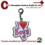 Antique Silver Plated Heart Loving Keychain thumbnail-2