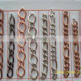 Metal Rose Gold Colour Dog Chain /solid Brass Chain for Handbag on Sale thumbnail-4