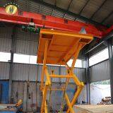 7LSJG Shandong SevenLift 3 Ton One Floor Stationary Manual Hydraulic Electric Scissor Cargo Goods Lift Platform Used thumbnail-2
