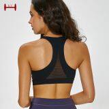 Wholesale Women Yoga Sports Bra For Training Nylon Spandex Workout Clothing Manufacturer thumbnail-3