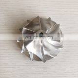 T04E Forward 61.40/82.00mm 6+6 Blades High Performance Turbo Milling/alumimun 2618/Billet Compressor Wheel thumbnail-1