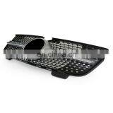 Передний решетка радиатора серебряного цвета с ромбиками, подходящий для Mercedes Benz X164 GL-Class 2006 - 2012 годов, из ABS thumbnail-2