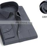 Wholesale Oem Logo No Iron Business Office Mens Button Down Long Sleeve With Chest Pocket Mens Shirts thumbnail-2