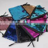 Female Sequin Coin Purse Girl Mermaid Shiny Patchwork Wallet 11Colors thumbnail-5