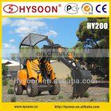 China CE Approved Multifunctional Articulated Mini Wheel Digger for Sale thumbnail-3
