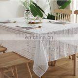 Classic White Wedding Lace Tablecloth Lace Tablecloth thumbnail-5