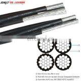 35MM 25MM 16MM Sizes XLPE Overhead Messenger Aluminium Wire 33kv ABC Aerial Bundle Cable thumbnail-4