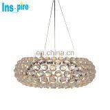 Contemporary Living Room Classic Design Decorative Ceiling Circle Acrylic Ball Led Light Chandelier thumbnail-4