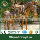 Lisaurus-R Fiberglass Zebra Statues for Sale