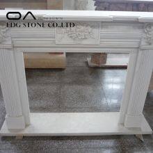 Factory Wholesale White Marble Fireplace thumbnail-2