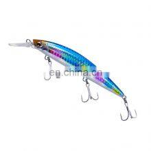 Amazon China Supplier 110mm 37g Wholesale Sinking Minnow Heavy Plastic Fishing Lure Long Cast Fishing Minnow thumbnail-3