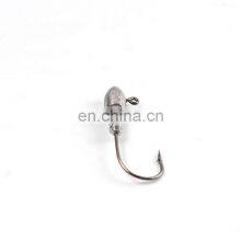 Commercial Metal Lead 3D Treble Fishing Jig Head Hook thumbnail-3