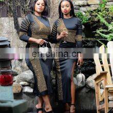 Women Long Sleeve Birthday Dresses Sexy Hot Diamond Process Sexy Dress Party Club Night Dress thumbnail-2