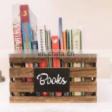 Vintage Home Garden Stacking Wooden Rustic Wood Crate thumbnail-4