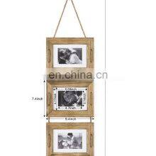 Factory Vintage Wood Pcture Frame Photo Frame Wood 3 Pcs/Set thumbnail-4