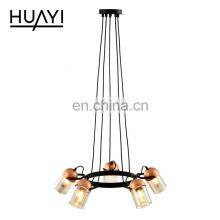 HUAYI New Model Simple Style Modern E14 Bulb 300w 480w Living Room Bedroom Indoor Pendant Light thumbnail-3