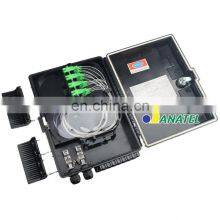16 Core NAP ODP FTB FTTH PC Alloy Fiber Acess Termination Box no Pigtails And Splitter Outdoor Waterproof Anatel