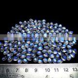7x5 mm Rainbow Moonstone Cabochon Gemstone / 7x5 mm Rainbow Moonstone Loose Gems / Blue Fire Rainbow Moonstone thumbnail-3