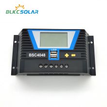 BSC4048 PWM 30A 40A Solar Panel Charge Controller with USB for Battery 12V 24V 36V 48V
