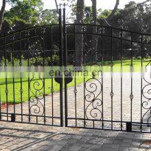 Ornamental Galvanized Steel Security Wrought Iron Main Gate Design thumbnail-3