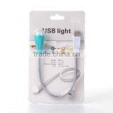 Neutral Packing Usb Led Lighting DC 3V Yellow Bendable With USB-HUB Easy Carrying