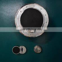 Custom Safety Strong Hinges Heavy Duty Security Metal Two Door Safe Bank Vault Door With Circle Handle thumbnail-4