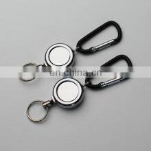 Metal Badge Reel ID Badge Holder With Carabiner thumbnail-2