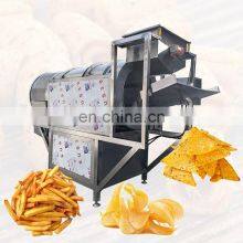 Rotary Drum The Snack Potato Automatic Chips Type Seasoning Expanded Square Double Rollers Flavor Machine thumbnail-2