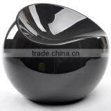 Replica European Style Relaxing Fiberglass Material Blue Eero Apple Round Shape Ball Chair Wholesale thumbnail-1