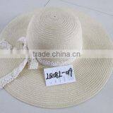 Wholesale Elegant Lady Summer Sun Straw Hat thumbnail-6