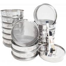 Factory Price 6-24 Inch Lab Test Sieves Stainless Steel Woven 1 Micron-2000 Micron Filters for Particle Analysis Bent Cut Welded thumbnail-6