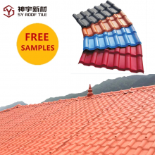 Wholesales Price ASA Synthetic Resin Roof Tile Corrugated PVC UPVC Shingle Tile Resin Corrugated Roof Sheet Tile thumbnail-2