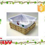 Decoration Wood Chips , Storage Baskets With Liner , Custom Easter Basket thumbnail-1
