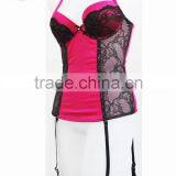 Sexy Lace Transparent Lingerie Nigntwear,pink Strappy Sexy Women Lingerie thumbnail-3