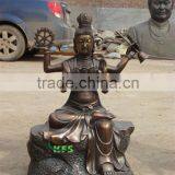 Bronze Four Hands Guanyin Sculpture